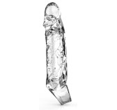 Gaine de pénis transparente Get Real M 13 x 3cm Gaine de pénis transparente Get Real M 13 x 3cm