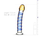 Dildo en Verre n° 01 - 17.5 x 3.5 cm