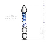 Dildo en Verre n° 21 - 20 x 3.4 cm