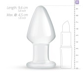 Plug en Verre n° 25 - 9.5 x 4.4 cm Plug en Verre n° 25 - 9.5 x 4.4 cm