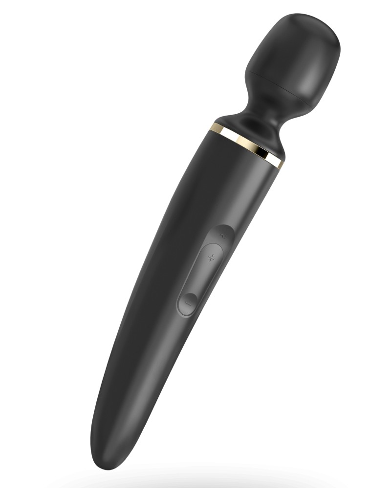 Masseur Wand-er Women Noir - Tête 78mm Masseur Wand-er Women Noir - Tête 78mm