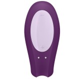 Stimulateur connecté Double Joy Satisfyer Mauve Stimulateur connecté Double Joy Satisfyer Mauve