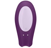 Stimulateur connecté Double Joy Satisfyer Mauve