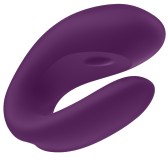 Stimulateur connecté Double Joy Satisfyer Mauve Stimulateur connecté Double Joy Satisfyer Mauve