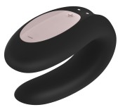 Stimulateur connecté Double Joy Satisfyer Noir Stimulateur connecté Double Joy Satisfyer Noir