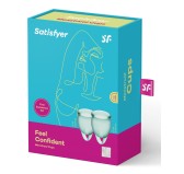 Coupes menstruelles Feel Confident x2 Vert Coupes menstruelles Feel Confident x2 Vert