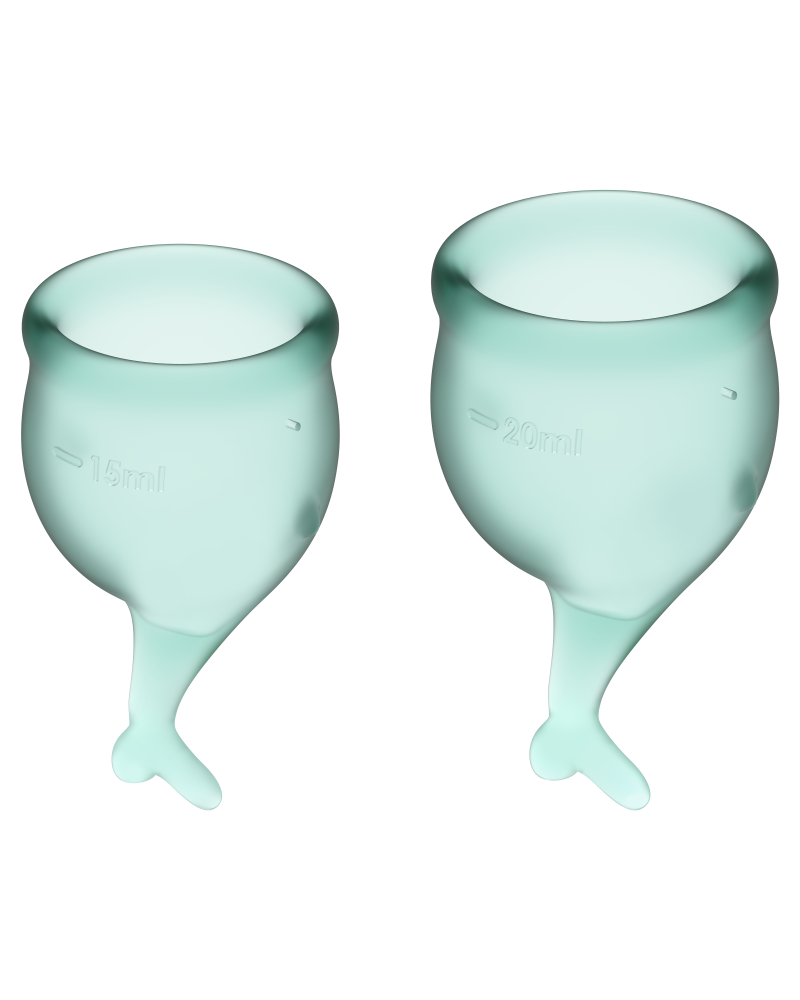 Coupes menstruelles Feel Secure x2 Vert Coupes menstruelles Feel Secure x2 Vert