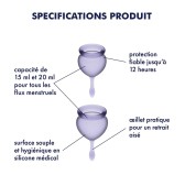 Coupes menstruelles FEEL GOOD x2 Lilas Coupes menstruelles FEEL GOOD x2 Lilas
