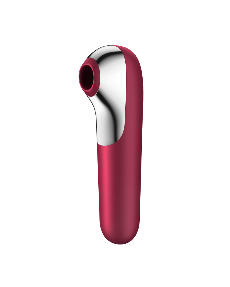Stimulateur de clitoris + Vibromasseur Dual Love Rouge Stimulateur de clitoris + Vibromasseur Dual Love Rouge
