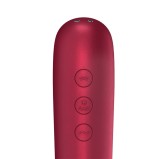 Stimulateur de clitoris + Vibromasseur Dual Love Rouge