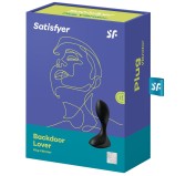 Plug vibrant Backdoor Lover Satisfyer 8 x 3cm Noir