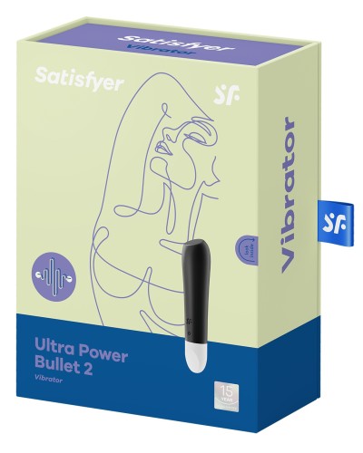 Mini Vibro Ultra Power Bullet 2 Satisfyer Noir