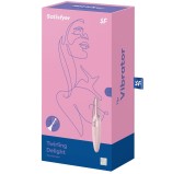 Stimulateur Tirling Delight Satisfyer 17cm Rose