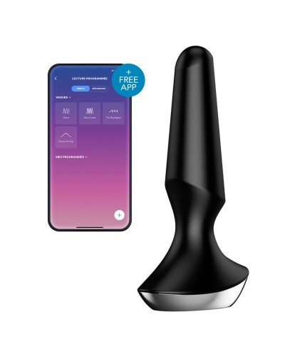 Plug anal vibrant connecté Ilicious 2 Satisfyer 10 x 3cm Noir