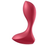 Plug vibrant backdoor Lover Satisfyer 8 x 3cm Rose