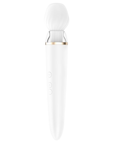 Double Wand-er Satisfyer 33cm Blanc