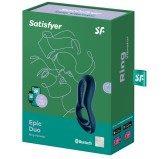 Cockring vibrant Satisfyer Epic Duo Navy Cockring vibrant Satisfyer Epic Duo Navy