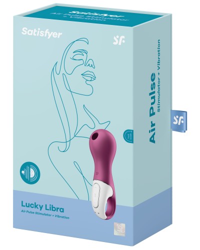 Stimulateur de clitoris Lucky Libra Satisfyer Mauve
