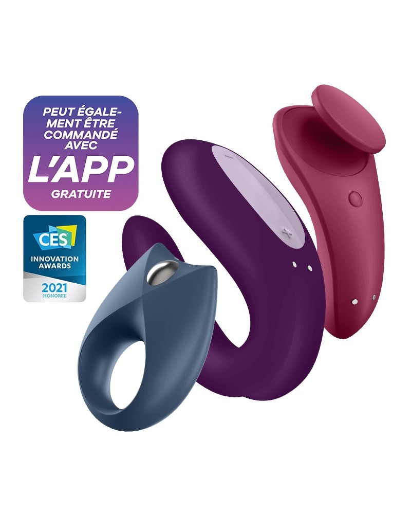 Pack Satisfyer Partner Box 3 - Sextoys connectés Pack Satisfyer Partner Box 3 - Sextoys connectés