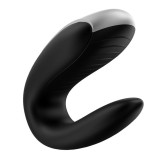 Double stimulateur connecté Double Fun Satisfyer Noir