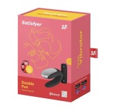 Double stimulateur connecté Double Fun Satisfyer Noir Double stimulateur connecté Double Fun Satisfyer Noir