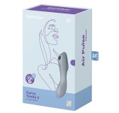 Stimulateur de clitoris Curvy Trinity 3 Satisfyer Gris Stimulateur de clitoris Curvy Trinity 3 Satisfyer Gris