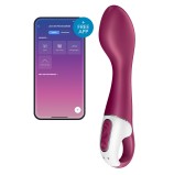 Vibro connecté Hot Spot Satisfyer 20cm Mauve