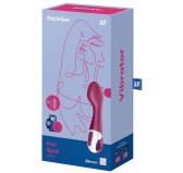 Vibro connecté Hot Spot Satisfyer 20cm Mauve