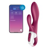Vibro Rabbit connecté Heated Affair Satisfyer 20cm Mauve Vibro Rabbit connecté Heated Affair Satisfyer 20cm Mauve