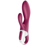 Vibro Rabbit connecté Heated Affair Satisfyer 20cm Mauve Vibro Rabbit connecté Heated Affair Satisfyer 20cm Mauve