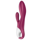 Vibro Rabbit connecté Heated Affair Satisfyer 20cm Mauve Vibro Rabbit connecté Heated Affair Satisfyer 20cm Mauve