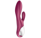 Vibro Rabbit connecté Heated Affair Satisfyer 20cm Mauve Vibro Rabbit connecté Heated Affair Satisfyer 20cm Mauve