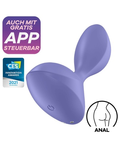 Plug vibrant connecté Sweet Seal Satisfyer 7 x 3.5cm Lilas