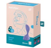 Plug vibrant connecté Sweet Seal Satisfyer 7 x 3.5cm Lilas