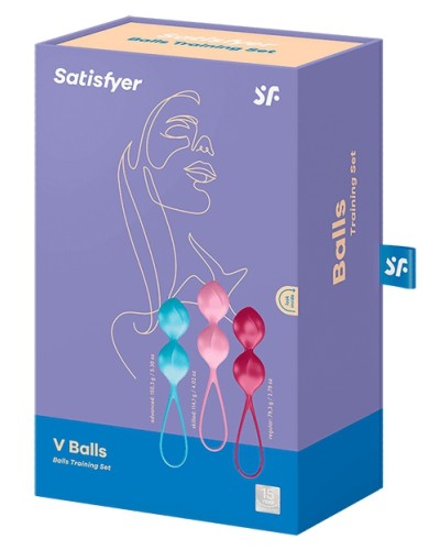 Boules de Geisha V-Balls Satisfyer 8 x 3.4cm