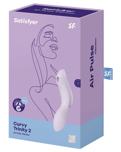 Stimulateur de clitoris Curvy trinity 2 Satisfyer
