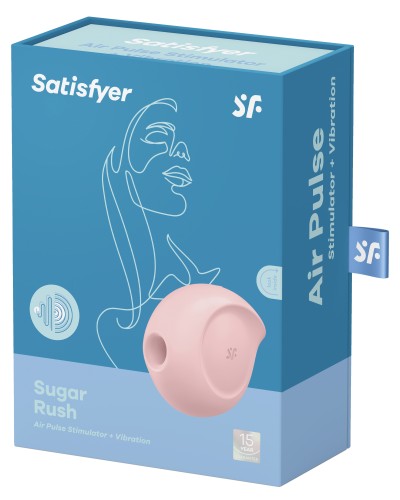 Stimulateur de clitoris Sugar Rush Satisfyer Rose
