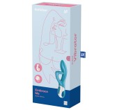 Vibro Rabbit EMBRACE ME Satisfyer 20cm Bleu