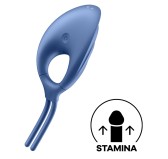 Cockring vibrant Swordsman Satisfyer Bleu Cockring vibrant Swordsman Satisfyer Bleu