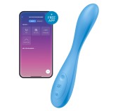 Vibro connecté G-SPOT FLEX 4+ Satisfyer 20cm Bleu