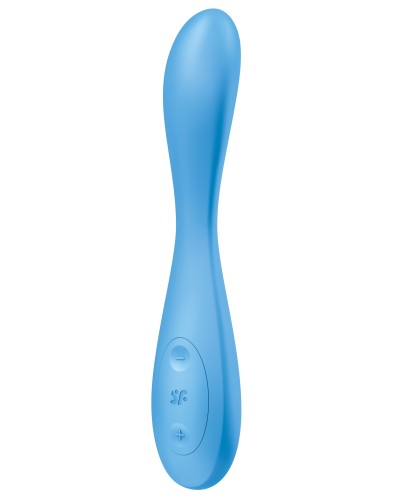 Vibro connecté G-SPOT FLEX 4+ Satisfyer 20cm Bleu