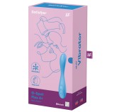 Vibro connecté G-SPOT FLEX 4+ Satisfyer 20cm Bleu