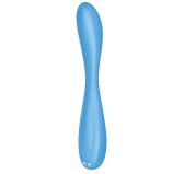 Vibro connecté G-SPOT FLEX 4+ Satisfyer 20cm Bleu Vibro connecté G-SPOT FLEX 4+ Satisfyer 20cm Bleu