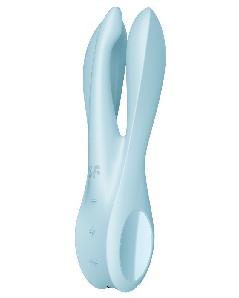 Stimulateur de clitoris vibrant Threesome 1 Satisfyer Bleu