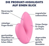 Vibromasseur Love Riot Satisfyer 6cm Rose Vibromasseur Love Riot Satisfyer 6cm Rose