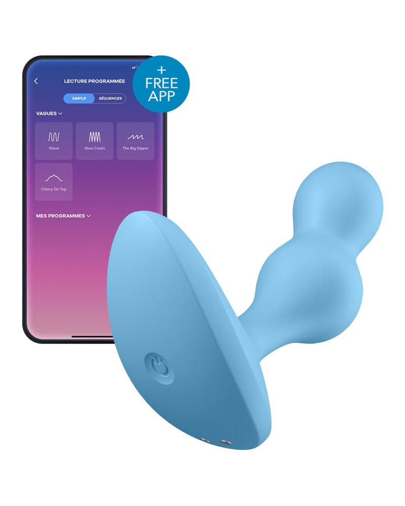 Plug vibrant connecté Deep Diver Satisfyer 9 x 3.2cm