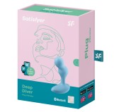 Plug vibrant connecté Deep Diver Satisfyer 9 x 3.2cm