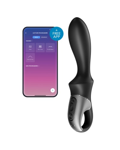 Gode vibrant avec poignée Heat Climax Satisfyer 11 x 3.5cm