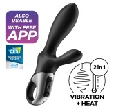 Stimulateur de prostate connecté Heat Climax + Satisfyer 11 x 3.5cm