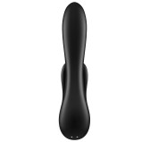 Vibro Rabbit connecté Double Flex Satisfyer 20cm Noir Vibro Rabbit connecté Double Flex Satisfyer 20cm Noir